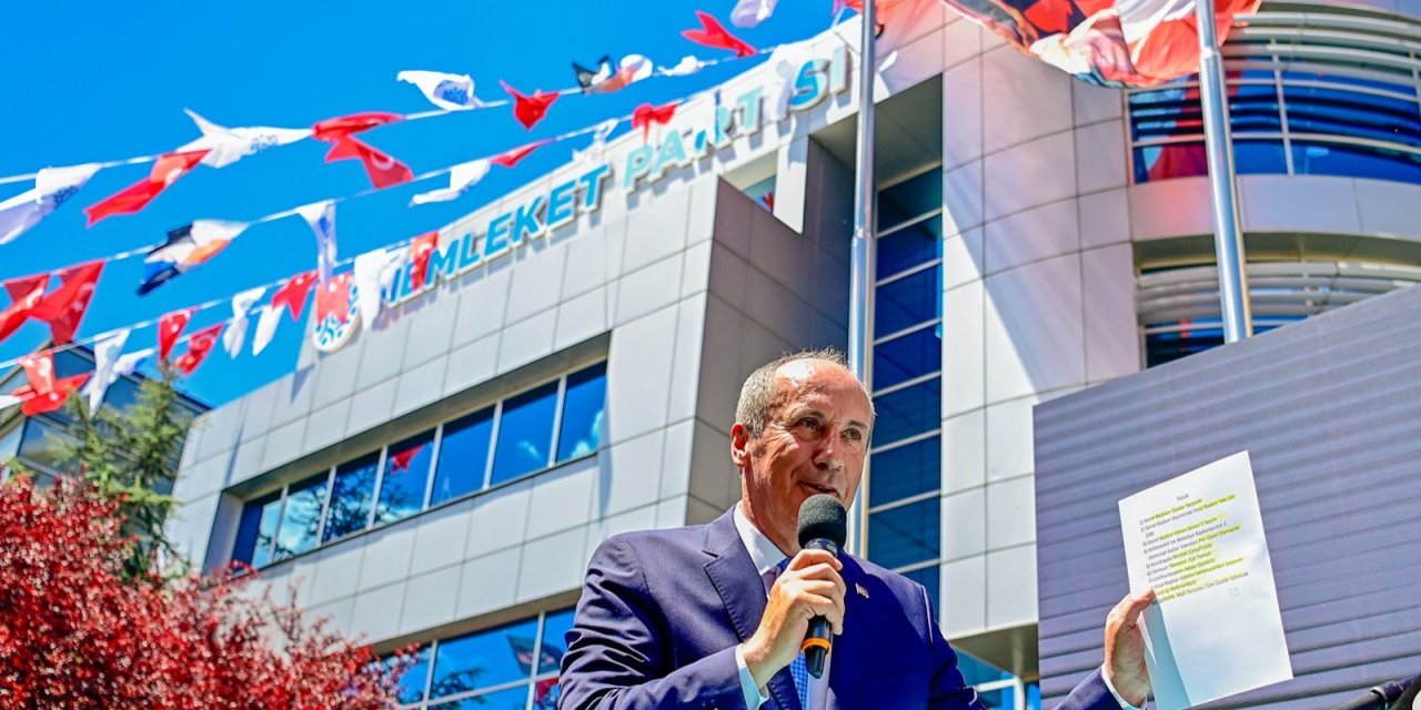 “Biz Atatürkçüyüz, Cumhuriyetçi Demokratız!” Muharrem İnce Memleket Partisi'nin yol haritasını açıkladı!