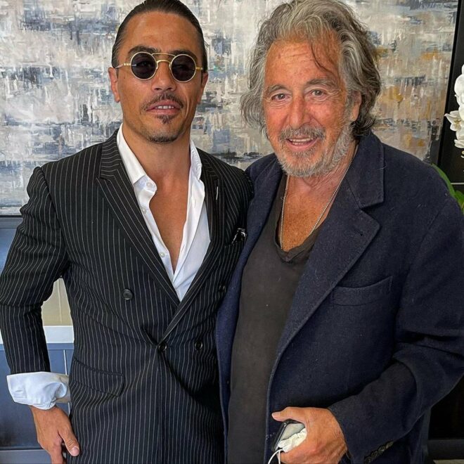 Hollywood yıldızı Al Pacino ile Nusret buluştu