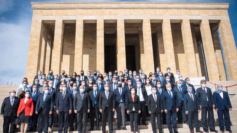 Memleket Partisi Kurucular Kurulu Anıtkabir'i ziyaret etti