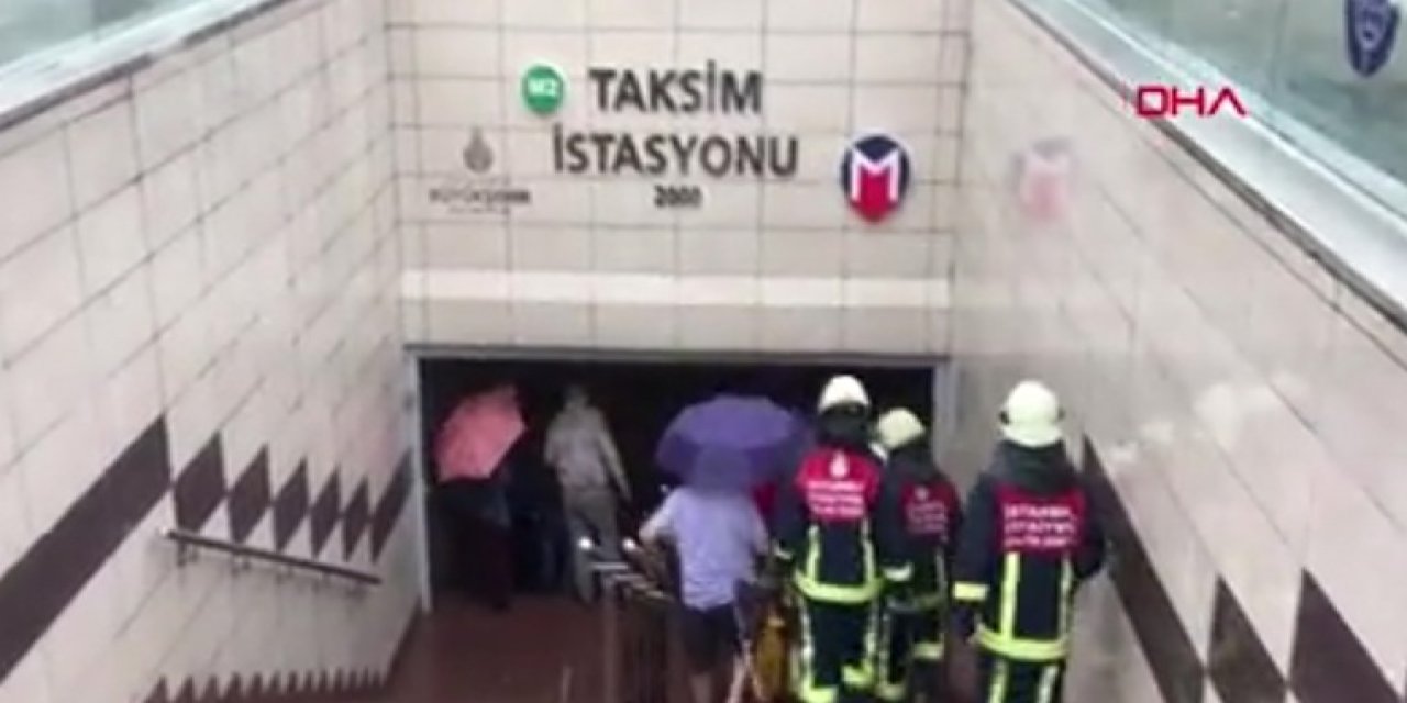 Taksim Metro İstasyonu'nda intihar girişimi... Seferler durdu!