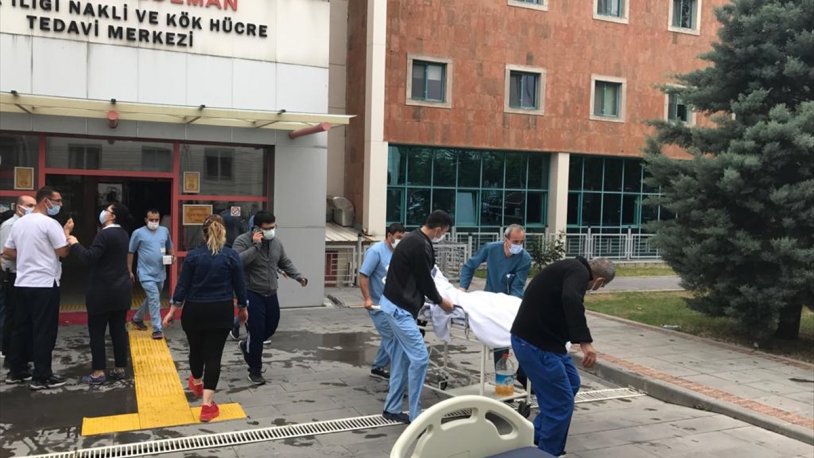 Erciyes Üniversitesi Hastanesi'nde yangın!