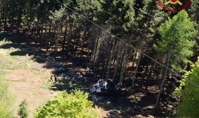 İtalya'da teleferik faciası