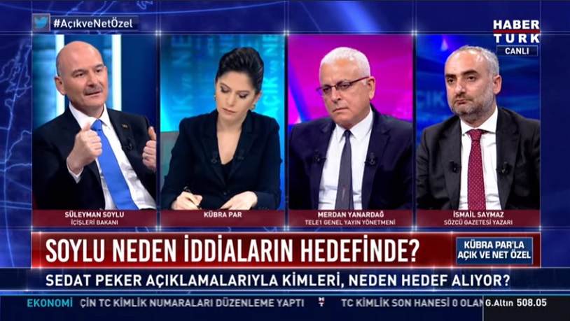 Süleyman Soylu canlı yayında! 'Alengirli işler yapıyorsak, korku dağları aşar'