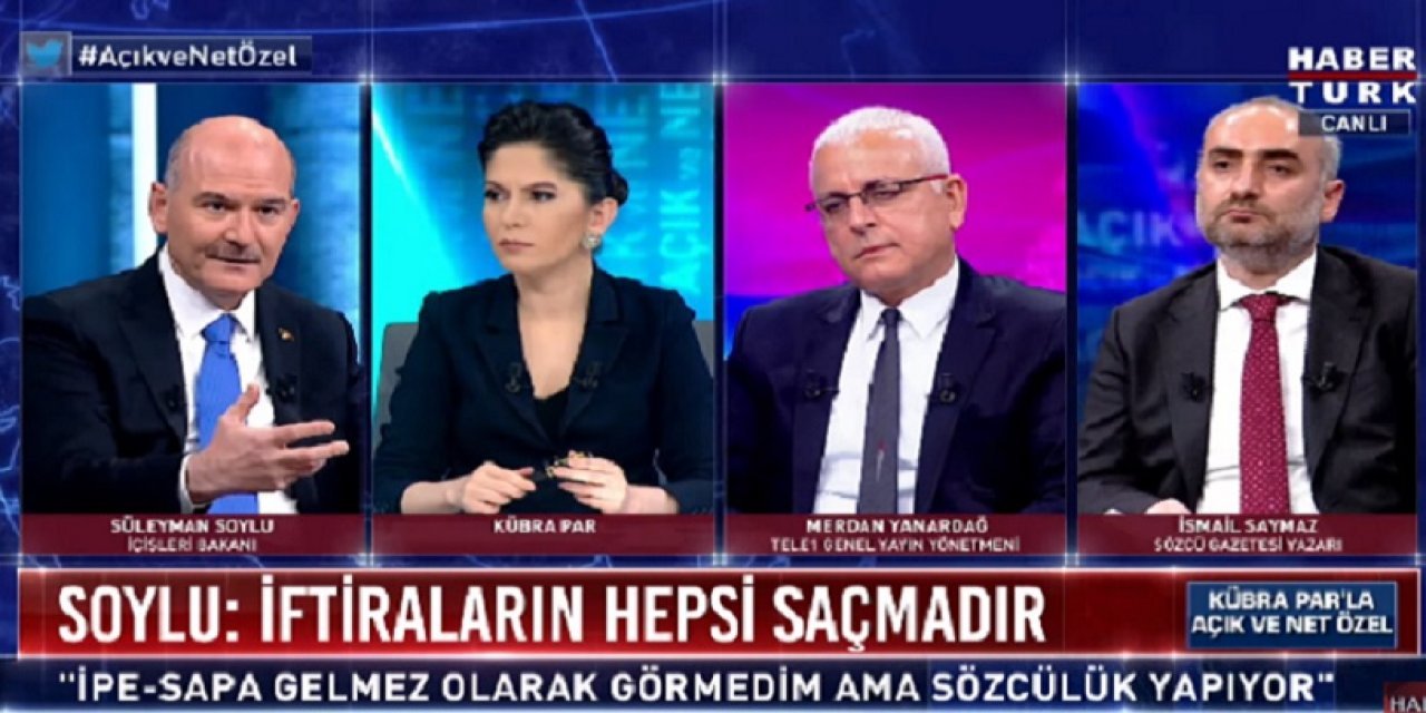 Süleyman Soylu'nun Habertürk yayınında hangi gazeteci kaç dakika konuştu?