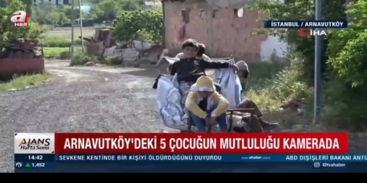 Yürek burkan görüntüleri "eğlence" diye verdiler... A Haber'in yoksulluğu gizleme çabası... Çöpten kağıt toplayan çocukları "Arnavutköy'deki 5 çocuğun mutluluğu kamerada" diyerek haber yaptı!