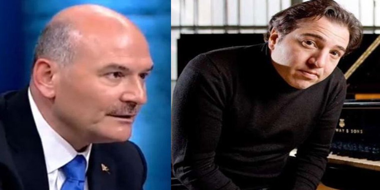 Fazıl Say'dan "Süleyman Soylu" tepkisi! "Kendini övmecelerle 3 saat"