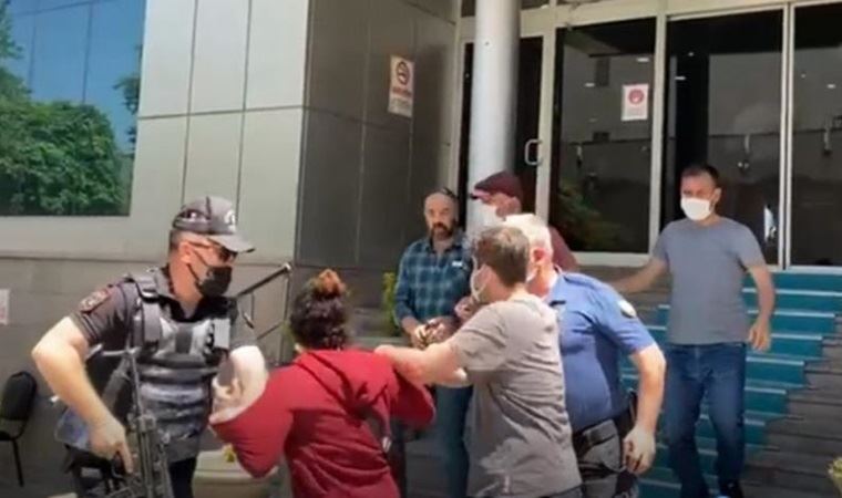 AKP binası önünde Sedat Peker protestosu! 5 kişi gözaltında