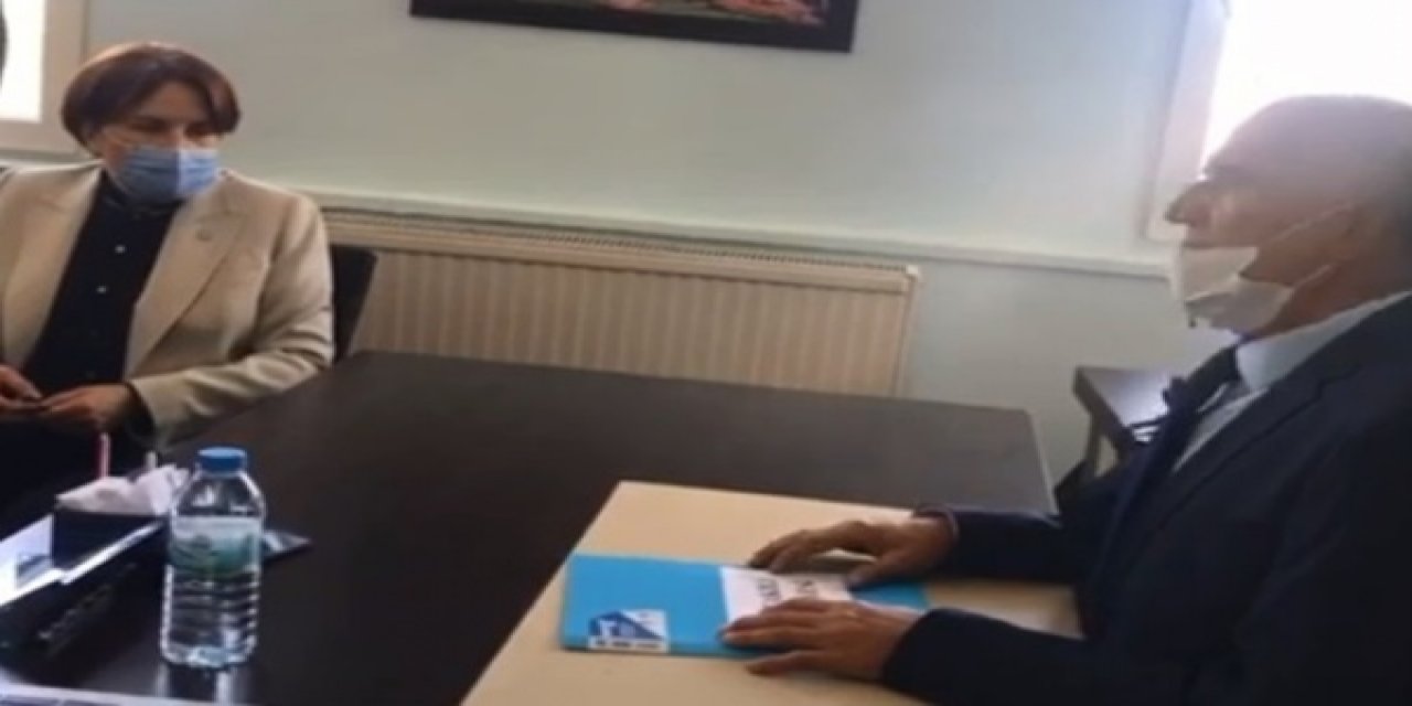 "TKP'ye geçeriz AKP'ye geçmeyiz" Akşener'in ziyaretinde ilginç diyalog!