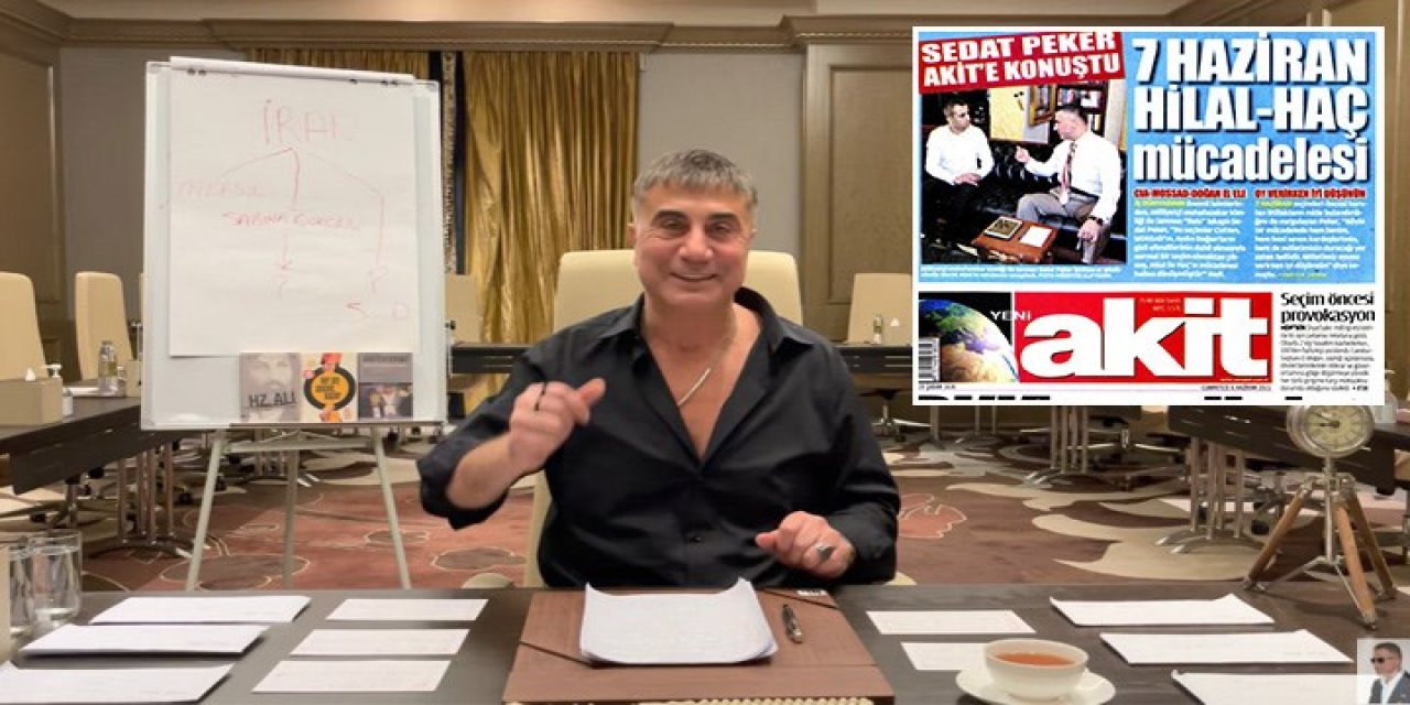 "İş dünyasının önemli ismi Sedat Peker" Muhalefeti Peker'e bel bağlamakla suçlayan Akit'in eski haberi gündem oldu!