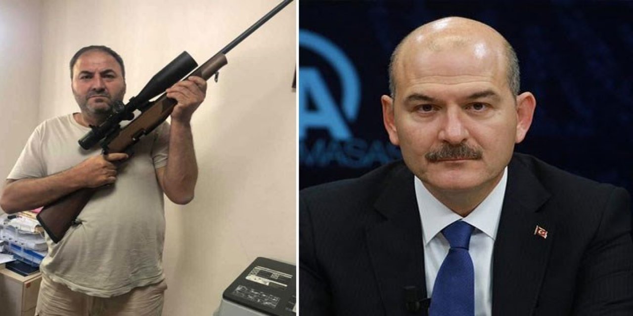 Görüntüler infiale neden olmuştu... Soylu'ya tüfekle destek veren din öğretmeni hakkında MEB harekete geçti!