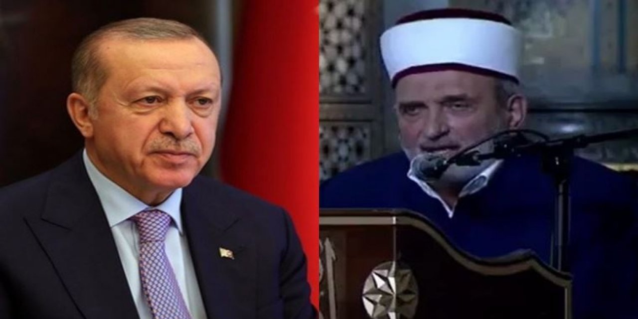 "Ali Erbaş"da yapmıştı... Diyanet'ten bir büyük skandal daha! Ayasofya'da Erdoğan'ın gözlerinin içine baka baka Atatürk'e lanet okudu!