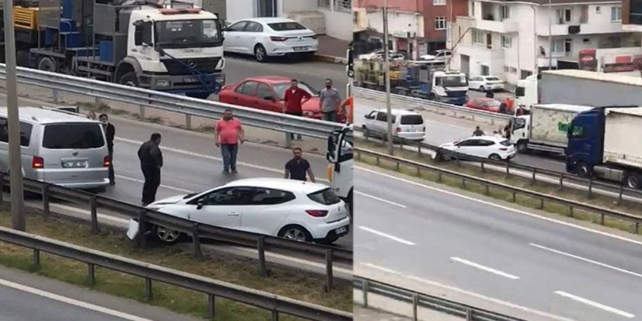 İstanbul’un göbeğinde dehşet anları... Aracın yolunu kesip saldırdılar!
