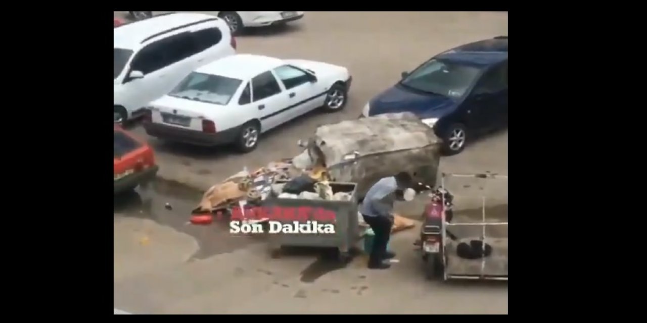 "Ben garibanım, etmeyin" sözleri cevapsız kaldı! Tepki çeken olay... Geçimini çöpten sağlayan vatandaşa polisler ceza yazdı!