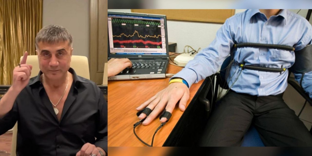 Bakın hangi isim Sedat Peker'i "yalan makinesine" bağlamaya talip çıktı? "Devlet görev verir, Peker de onaylarsa testi yaparım"