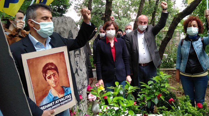 Mehmet Ayvalıtaş, katledilişinin 8. yılında mezarı başında anıldı