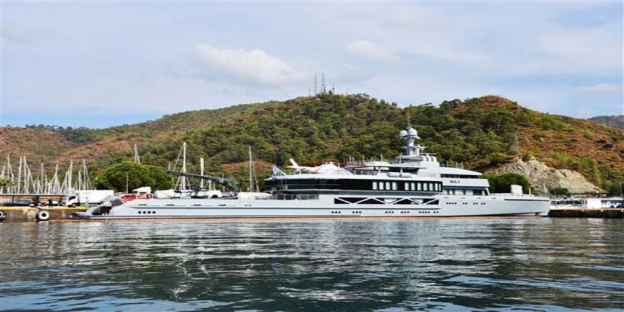 Bir haftalık kirası servet değerinde... O yat Marmaris'te!