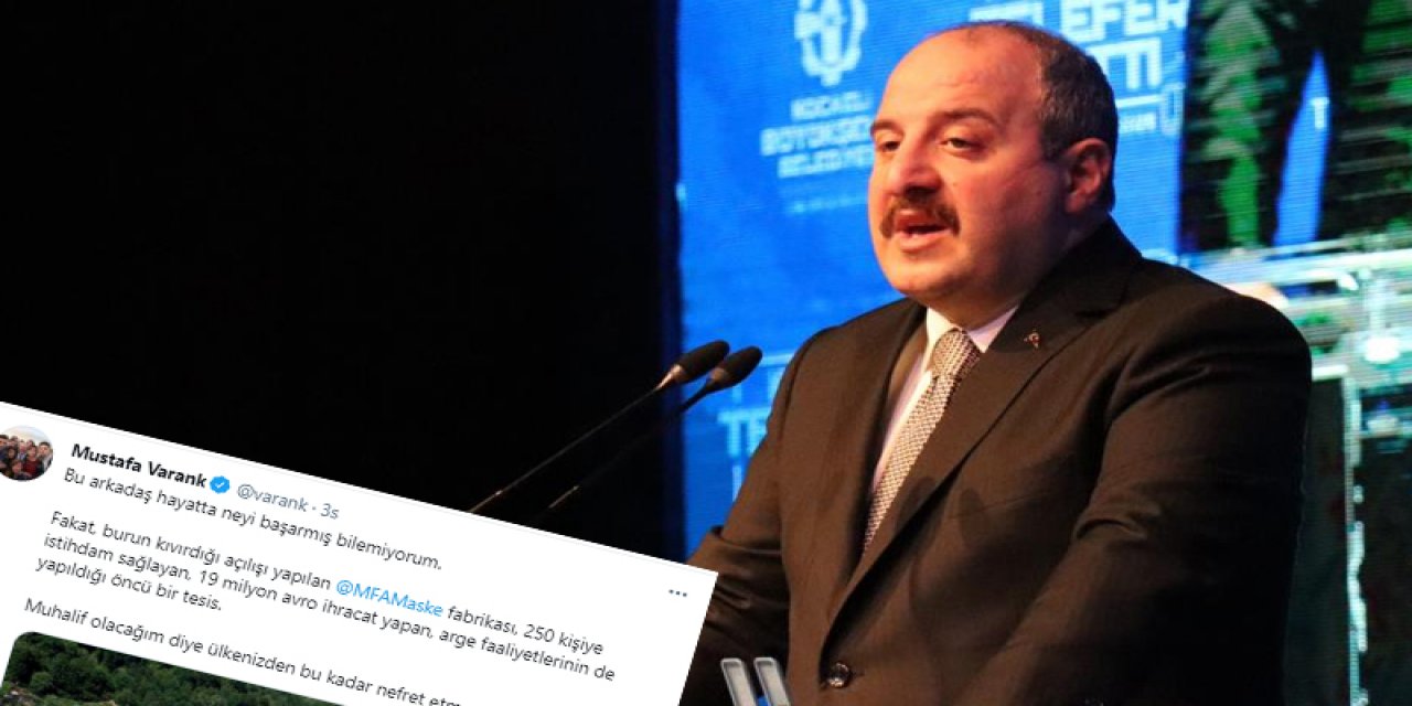 Erdoğan eleştirisi kızdırdı! Bakan Varank'tan takipçisine tepki: Muhalif olacağım diye ülkenizden bu kadar nefret etmeyin."