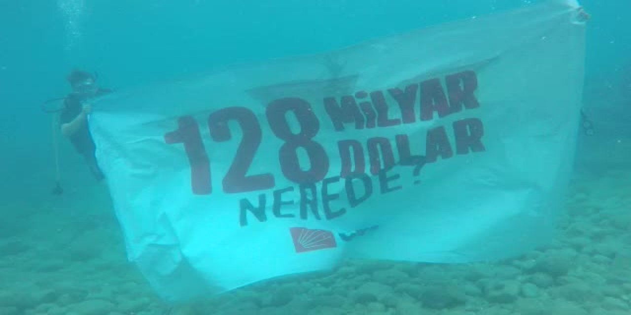 AKP’nin “cevaplayamadığı” iki soruyu bu kez de deniz altında sordular!