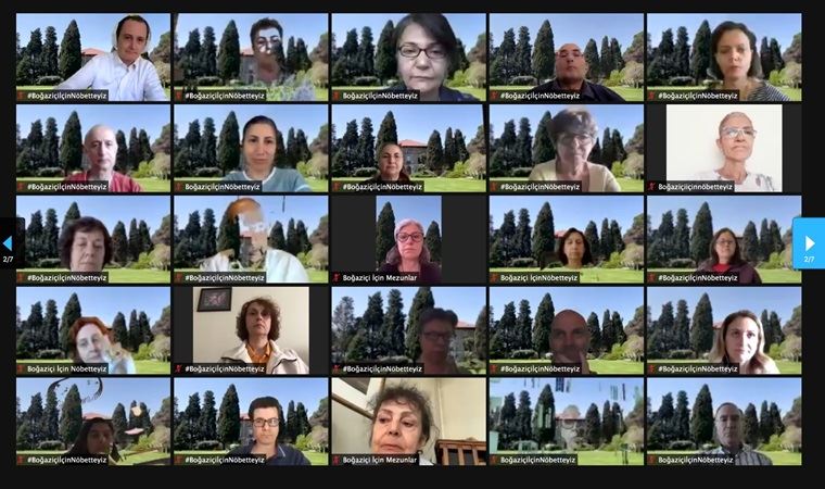 Boğaziçi Üniversitesi mezunları 5. kez 'online nöbet'te!