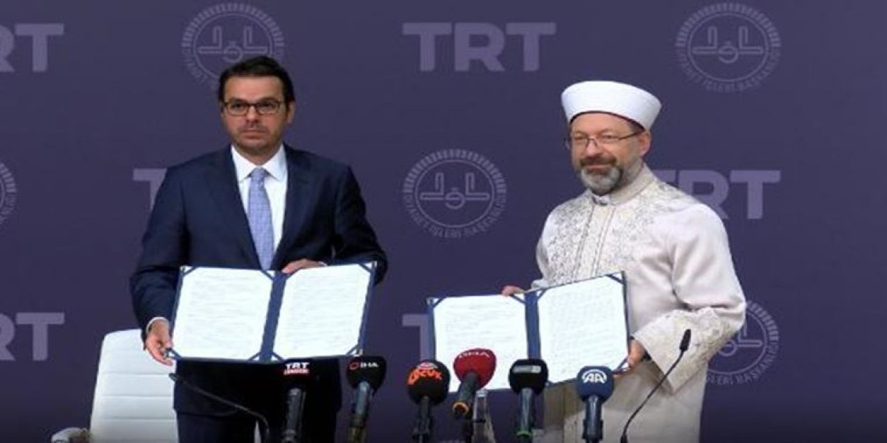 TRT ile Diyanet arasında protokol imzalandı! "Kur'an ve sünnet çizgisinde doğru dini bilgiye dayanan yapımlar" geliyor!