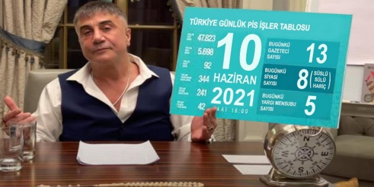 "Pis İşlere Bulaşan Gazeteci, Siyasetçi, Yargı Mensubu Sayısını Günlük Tablo Olarak Açıklamaya Başlayacak..." Bu fikir Sedat Peker'in hoşuna gitti!