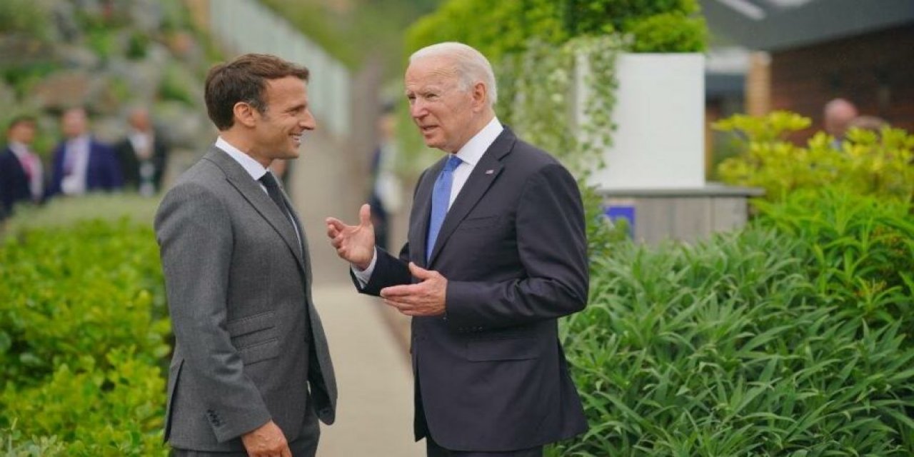 Biden’dan G7 Zirvesi’nde dikkat çeken "Macron" paylaşımı! Sert zorlukların üstesinden gelmeye hazırız!