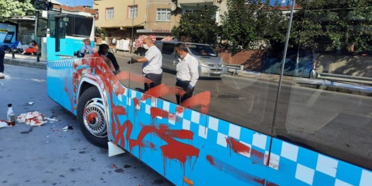 Akıllara durgunluk veren olay! Otobüse alınmayınca şoföre kızdı ve...