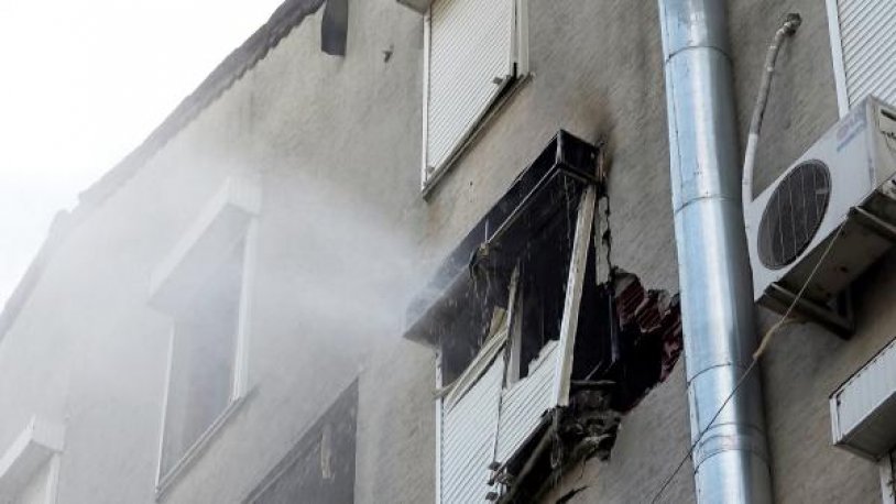 Antalya'da evde patlama ve yangın