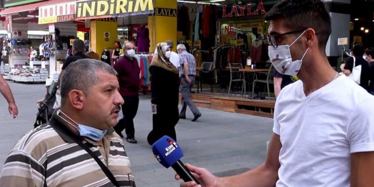 Sokak röportajında iktidarı eleştirdi diye evi basıldı!