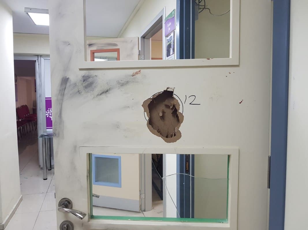 HDP binasına yapılan silahlı saldırı sonrası ilk görüntüler ortaya çıktı