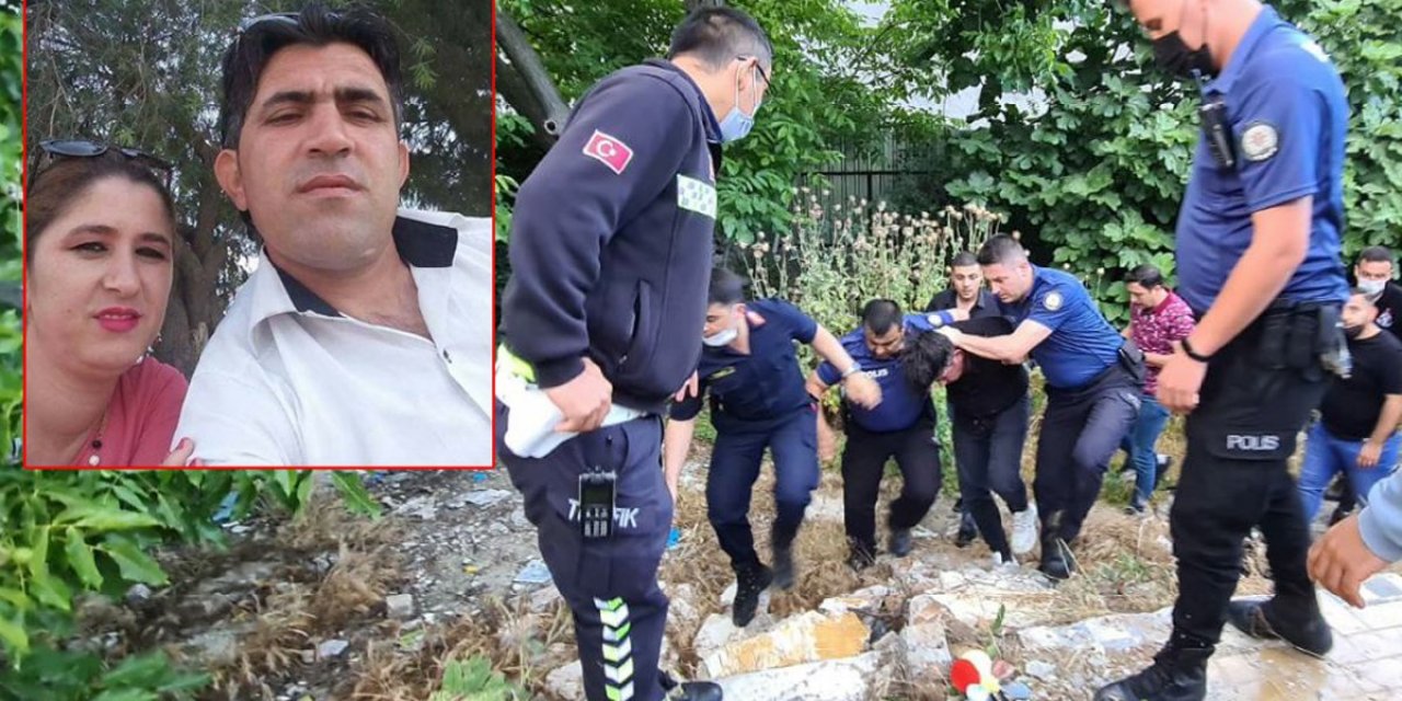 Eşini gözünü kırpmadan öldürüp kaçmıştı! O cani çalılıkların arasında yakalandı!