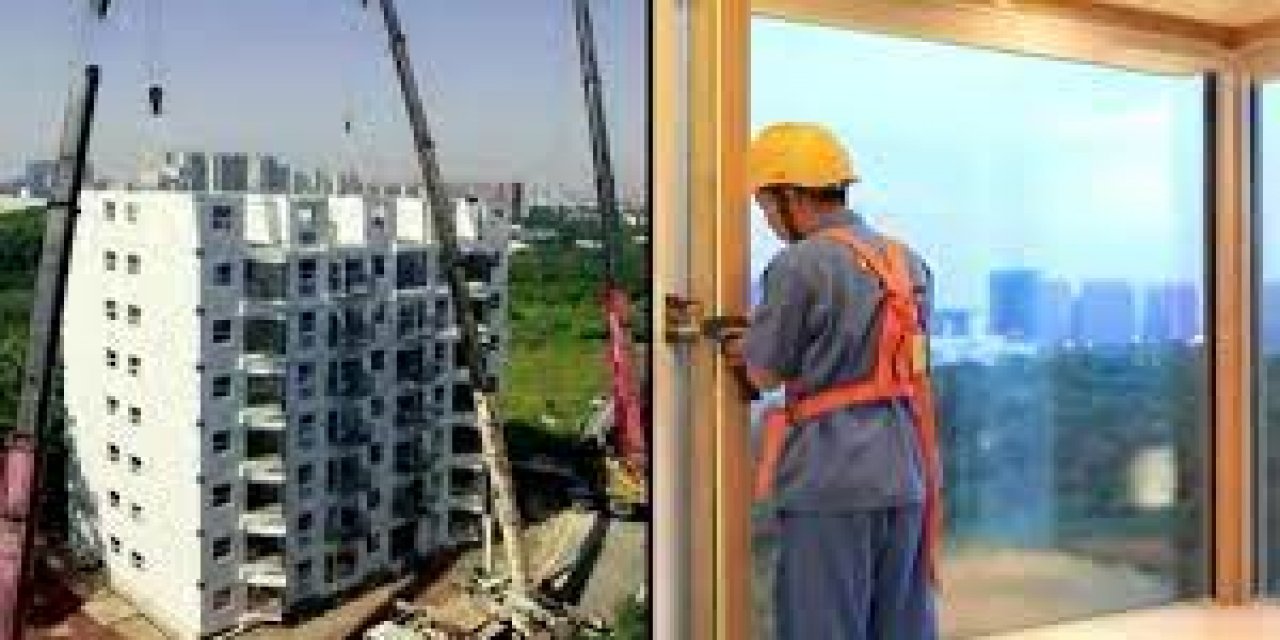 Sosyal medyada gündem oldu! 28 saatte 10 katlı bina inşa ettiler...
