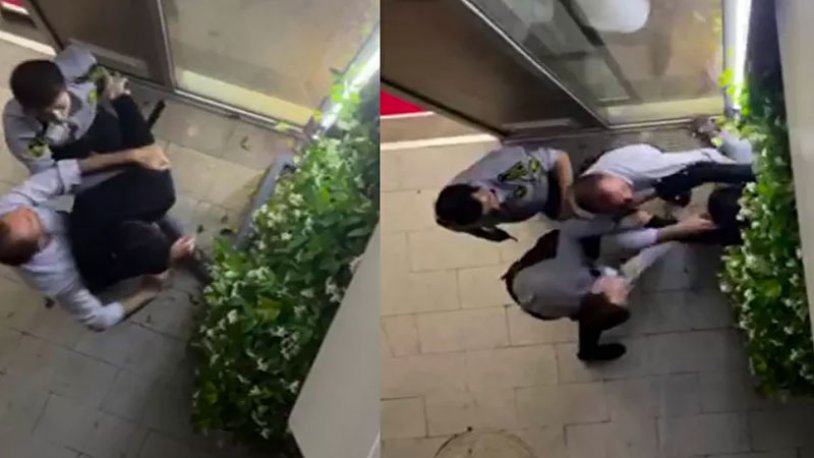 Bağcılar'da güvenlik görevlileri doktoru böyle darbetti