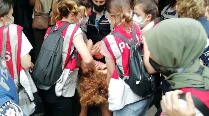 Onur Yürüyüşü'ne polis müdahalesi pes ettirmedi! 'Aşk, aşk hürriyet, uzak olsun nefret'