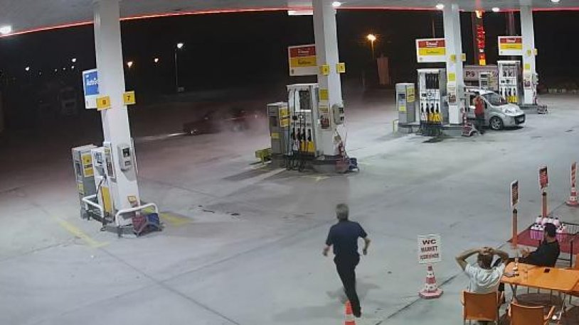 Akaryakıt istasyonunda drift yapıp kaçmıştı... O sürücünün cezası belli oldu