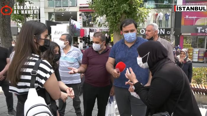 Sokak röportajında şaşırtan anlar! 'Gençleri konuşturmayın...'