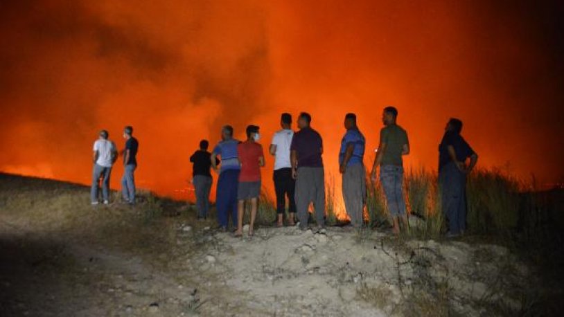 Çukurova'da korkutan yangın