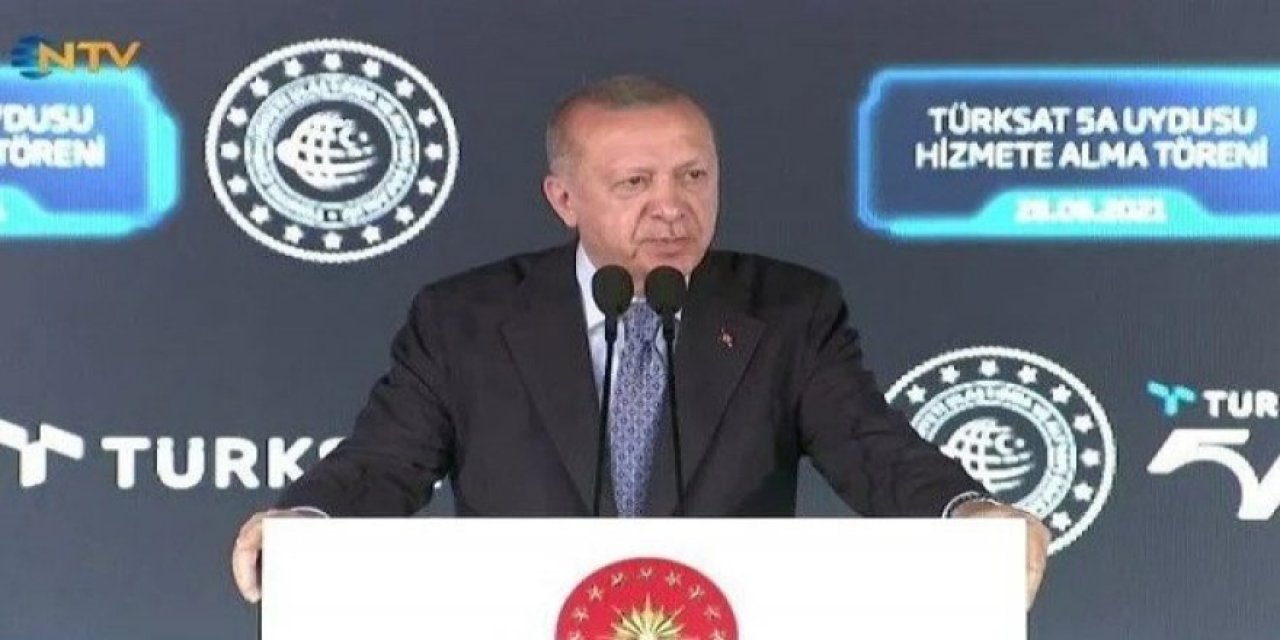 TÜRKSAT 5A göreve başladı! Erdoğan’dan "dijitalleşme" açıklaması!