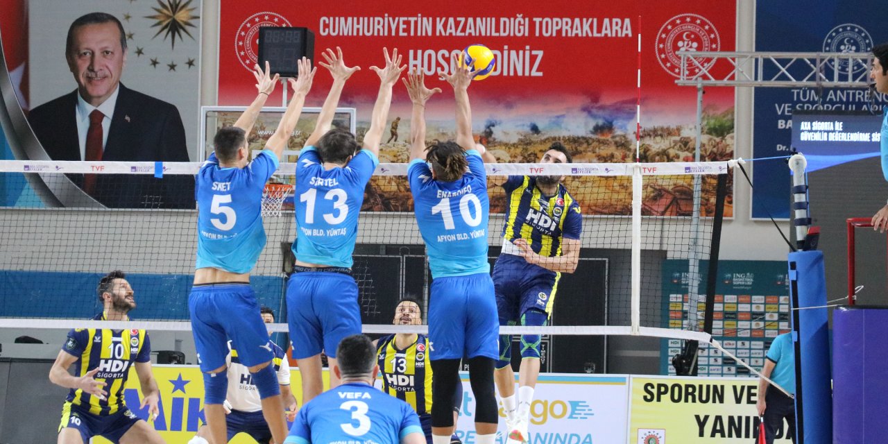 Afyon Belediye Yüntaş - Fenerbahçe HDI Sigorta: 1-3