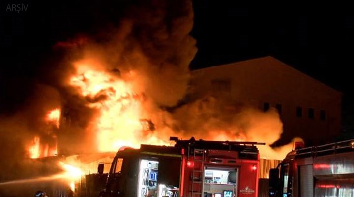 Ankara'da korkutan yangın