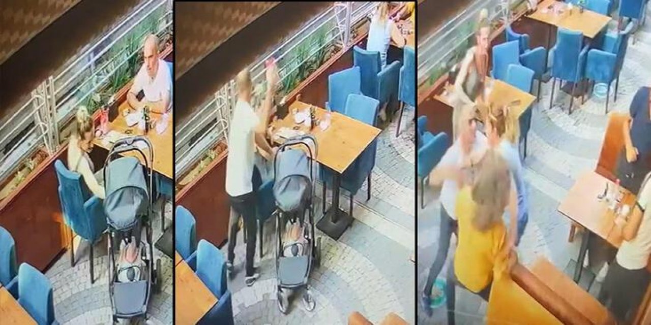 Kadınlar müdahale etti, erkekler izledi! Eski eş dehşet saçtı: Önüne gelene gözü dönmüşçesine saldırdı