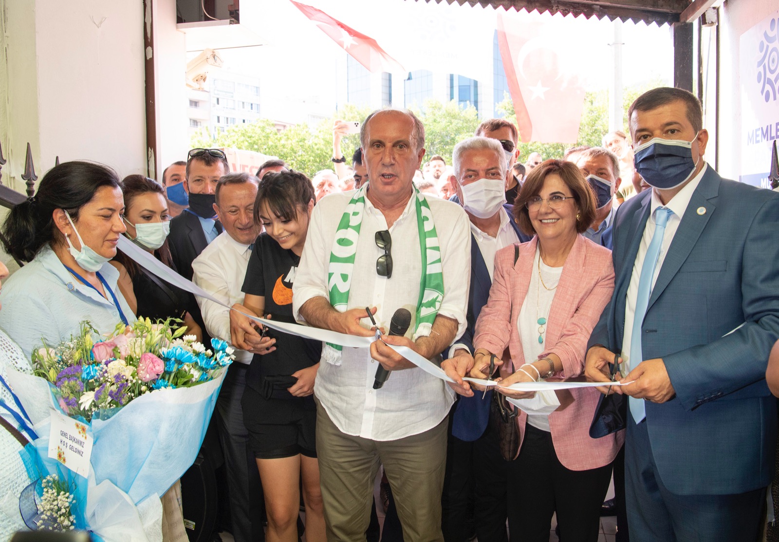 Muharrem İnce, Memleket Partisi Muğla İl Başkanlığını açtı