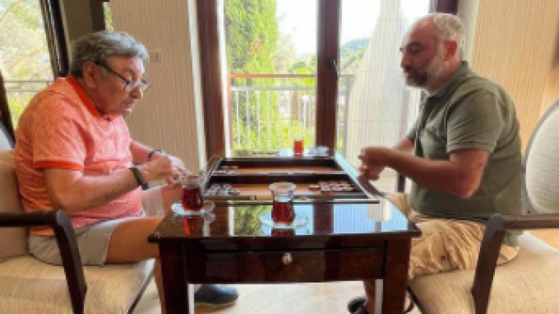İsmail Saymaz, Aydın Doğan ile tavla turnuvasında