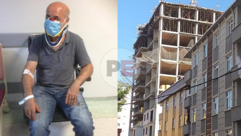 Kule vinç operatörü, patron tarafından darp edildi; işçiler iş durdurdu