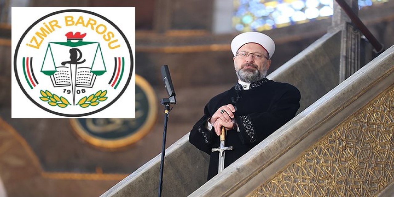 Adalet Bakanlığı izin verdi! İzmir Barosu'na "Ali Erbaş" soruşturması! "Vazgeçmeyeceğiz, teslim olmayacağız, biat etmeyeceğiz."