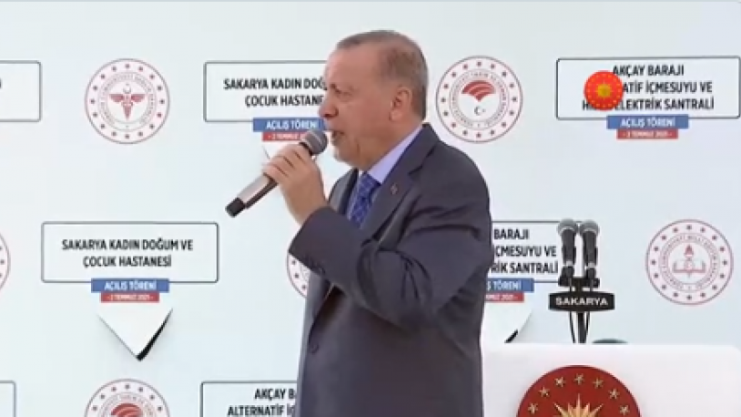 Erdoğan toplu açılışta konuştu: 'Sırtımızı başka bir odağa dayamadan ülkemizi bu günlere getirdik'