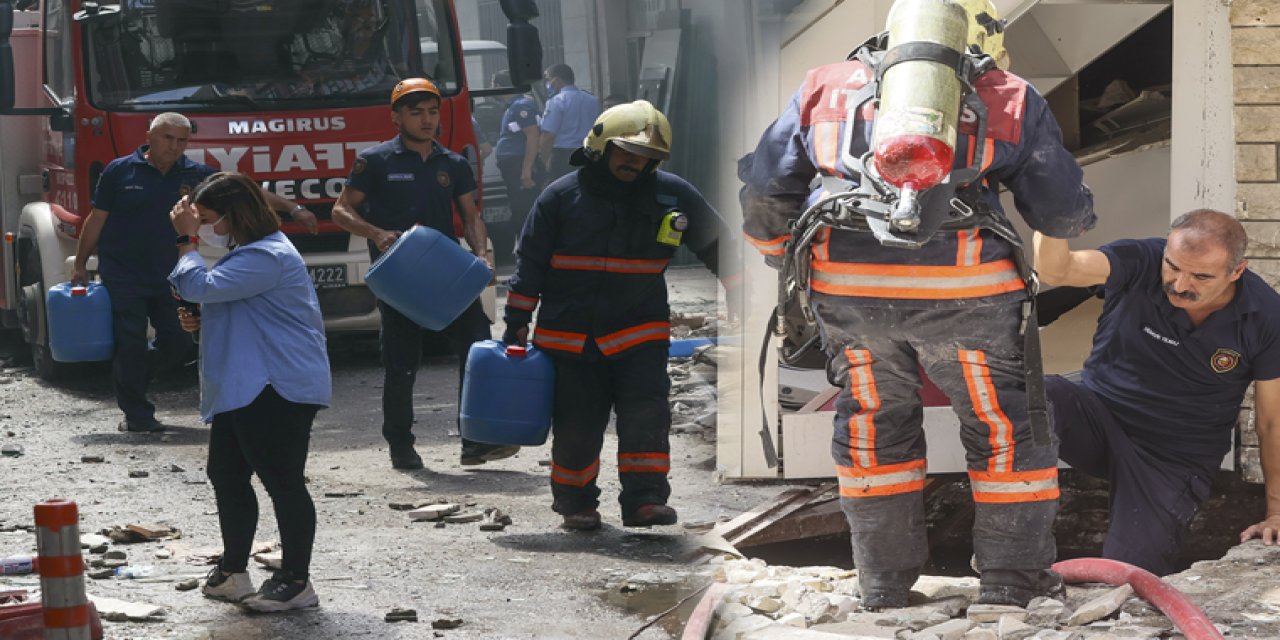 Ankara'da 2 katlı binada patlama: 2 yaralı!