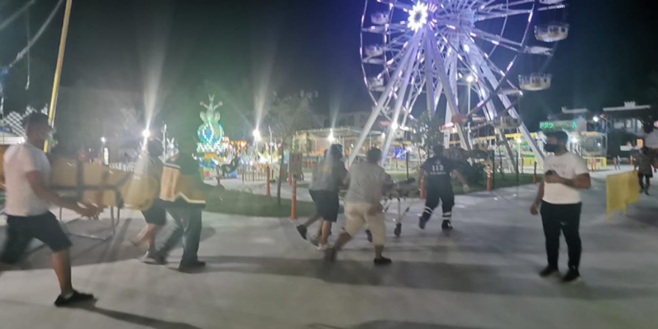 Lunaparkta pompalı tüfek dehşeti! Herkesin gözü önünde vurdu!