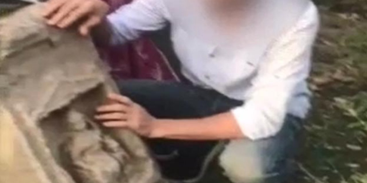 Çaldığı tarihi eseri çektiği video ile tanıtınca!