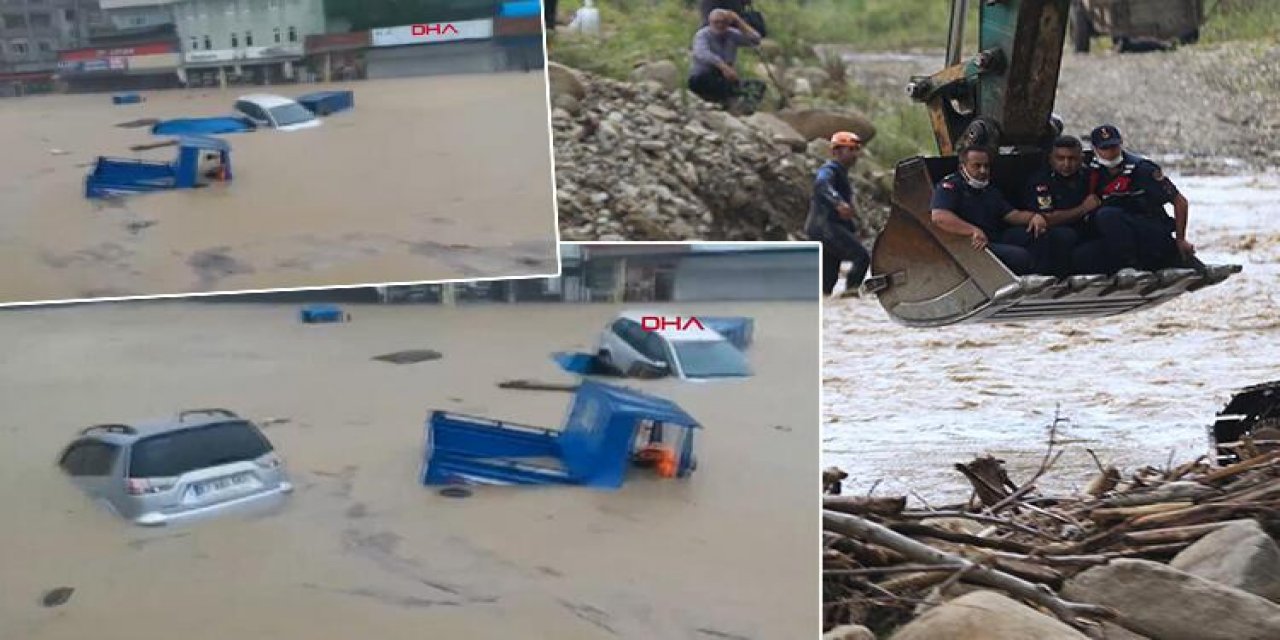 Sağanak yağış hayatı felç etti! Zonguldak, Sakarya ve Düzce güne felaketle başladı... İşte yaşananlar...
